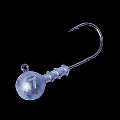 Exposed Lead Jig Head Barbed Hook 5X//lot Soft Lure Jigging Hook Fishing Hooks FD