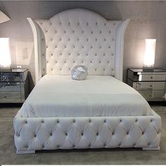 find this pin and more on fab decor luxurious wingback tufted bed with rhinestones - Quilted Bed Frames find this pin and more on fab decor luxurious wingback tufted bed with rhinestones - Quilted Bed Frames