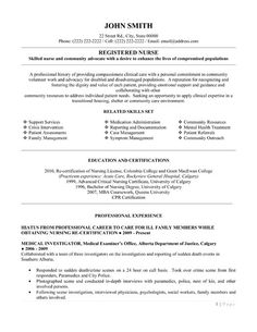 resume template nursing new grad