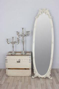 74 Best Full Standing Mirrors Images Spiegel Rund Ums Haus Wohnen Celia Vintage Full Length Antique White Shabby Chic Dress Mirror Or Free Standing Cheval