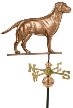 32/" Roof Mount Weathervane LAB Dog Doggie Directionals New 4 Finishes