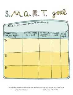 goal sheet