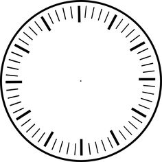 pin by jim garrison on clock face templates pinterest face blank analog clock