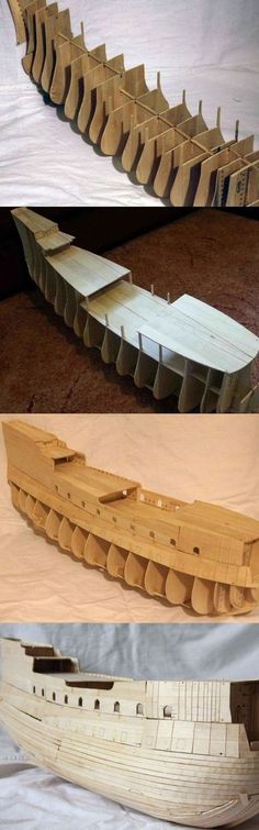 Pirate ship and Noahs ark giant sturdy 3d model making 50 cm animals pirates