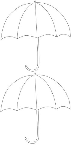 umbrella digi templates pinterest digital stamps applique