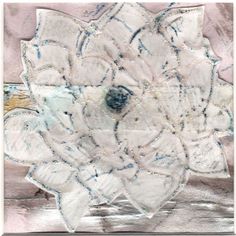 Buddhist Wall Art lotus in pearl, original buddhist décor, mixed media buddhist wall Buddhist Wall Art lotus in pearl, original buddhist décor, mixed media buddhist wall