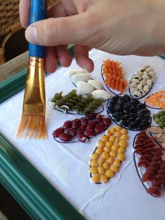 I made this project for my daughter's Girl Scout Troop for a project in being resourceful. After reading "Clover's Story" we used leftover dried beans, rice & pasta and photo/art frames. Suppl...