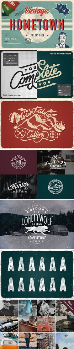 Hometown Effects Pack Layered Psd Ad Insignia Text On Photo Photoshop Text Hometown Effects Pack Layered Psd Ad Insignia Text On Photo Photoshop Text