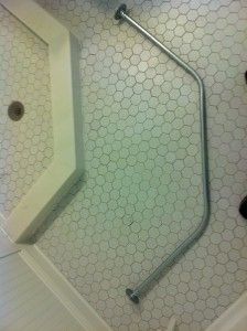 54 Best Shower Rods Images On Pinterest Bathroom Curtains Bath How To Make An Style Curtain Rod Bend A The