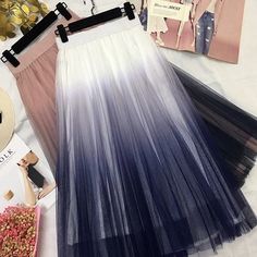 autumn-wind Danse Jupe Femmes Chaudes Pliss/ée Gaze Court Tulle Jupon Ballet Tutu Jupe Adulte Multicolore