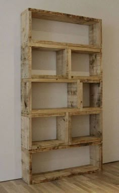 Large Rustic Modern Box Shelf Shadow Box Custom Display Bookshelves, Wood Pallets, Wooden Pallets, Woodworking, Wood Furniture, Wood Pallet Projects