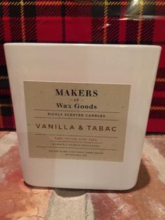 41 Best Makers Of Wax Goods Candles Images On Pinterest M Of W G Makers Wax Goods 16 39 Oz Candle Vanilla Tabac Rare