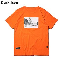 Ribbed Collar Short Mens Reebok Simon 2 Pack Sports T-Shirts In Grey Orange