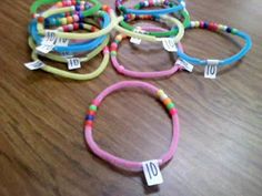 32 Best Number Bracelets Images Kindergarten Math Clroom Common Core Number Bracelets Freebie