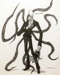 how to draw slenderman slender man step 6 How To Draw in