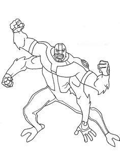 Ben Ten Coloring Pages To Print