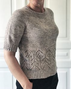 10 Http:strikkia.no ideas | knitting, women sweaters Esther knitted sweater, Strikket genser Trendige strikkede