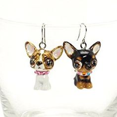 Poodle Dog Puppy Earrings Gold Alloy Leverback Drop Earrings Jewelry