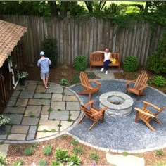 simple patio ides half burrying some bricks as a border and the putting gravel down backyard designspatio designfirepit - Patio Ideas With Fire Pit simple patio ides half burrying some bricks as a border and the putting gravel down backyard designspatio designfirepit - Patio Ideas With Fire Pit