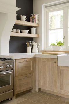 Modern Light Wood Kitchen Cabinets weathered pickled oak kitchen cabinets and shelves. farmhouse sink Modern Light Wood Kitchen Cabinets weathered pickled oak kitchen cabinets and shelves. farmhouse sink