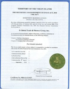 bvi financial service license for money and fx businesses