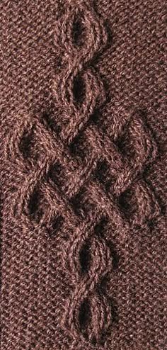 Celtic Motif (knot #243) by Devorgilla's Knitting - free