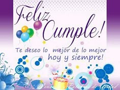 " Cumpleaños " Happy Birthday In Spanish