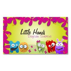 245 best childcare business cards images daycare business cards
