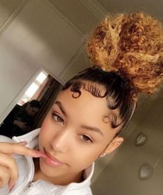 8 Baddie edges ideas | edges hair, hair styles, curly hair styles