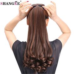 Femmes noir long tressé extension cheveux queue de cheval perruque princesse robe fantaisie
