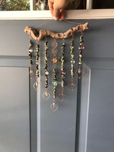 This fairy forest sun catcher features highlights of shiny copper wire faceted Wire Craft, Boho, Sun Catcher, Windchimes, Suncatchers