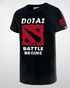 Neuf Dota 2 Personnage Jeu Vidéo Logo Hommes T-Shirt Noir Taille S-3XL Neuf Dota 2 Personnage Jeu Vidéo Logo Hommes T-Shirt Noir Taille S-3XL