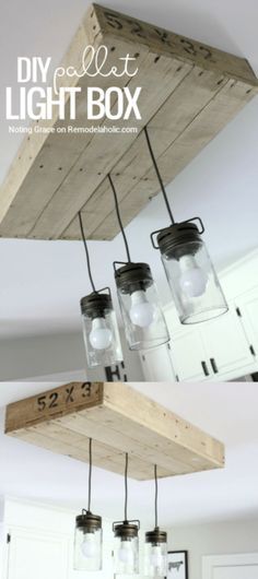 DIY Farmhouse Wood Beam Chandelier TwoFeetFirst DIY Farmhouse Wood Beam Chandelier TwoFeetFirst