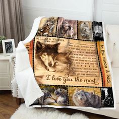 Ferret When It/'s Too Hard To Look Back Look Beside You Fleece Blanket 50x60x80