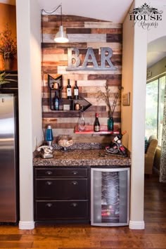 25 Small E Hacks To Make Your Modest Home Feel A Whole Lot Shunwilliamsphotography Wood Wall For Hall Bathroom Instead Of A Bar