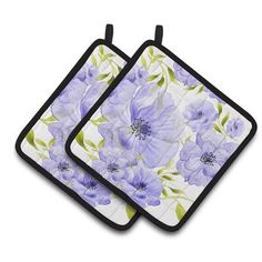 Mainstays Pot Holder Blue 2 Pack Products Pot Holders Blue Walmart