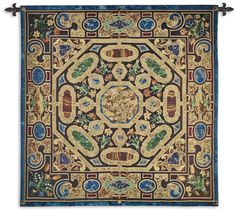 Guardians of the Crown Vertical Woven Decor Wall Hanging Tapestry 72 x 52/"