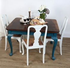 Upcycled Dining Table And Chairs Houseprojects Pinterest Monty And Friends Upcycled Dining Set