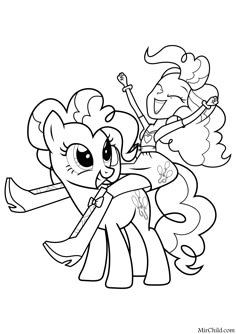 My Little Pony Coloring Disney Colors Ponies Pages Quote Colouring Books Bangs Printable