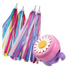 Bicycle Bike Streamers Tricycle Kids Girls Handlebar Grips Tassels 2 Pack VvV