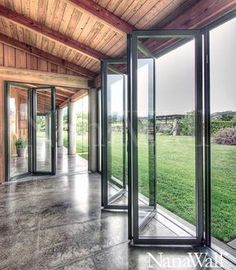 11 Awesome Folding Sliding Doors Images Gl Pocket Called Nana Walls Folding Gl Doors This Is What We Want For The New House Opening To Bring Outdoors In