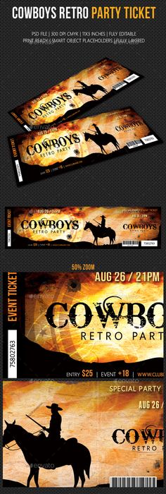 event ticket design template cards invites print design ticket design templates