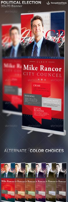Stand Up for the City Political Flyer Template Flyer template - political brochure Stand Up for the City Political Flyer Template Flyer template - political brochure