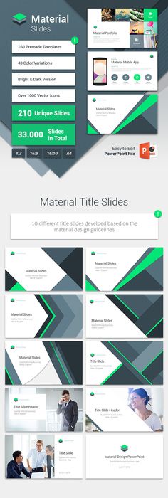 material design powerpoint template