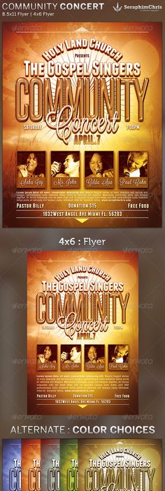 the kingdom music gospel concert flyer template gospel concert gospel concert flyer