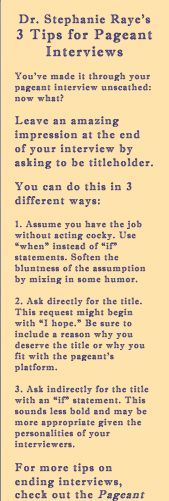 closing interview statement