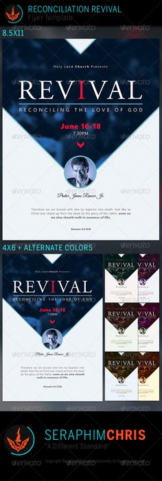 revival flyers templates
