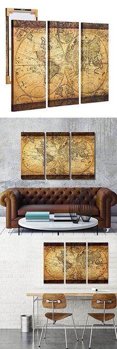Italy or World map in office- perfect style of what Iu0027m looking for - new world map canvas picture Italy or World map in office- perfect style of what Iu0027m looking for - new world map canvas picture