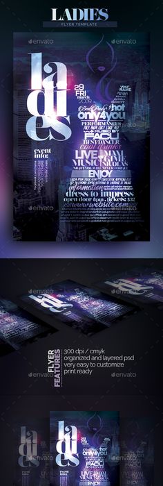 club flyer background design