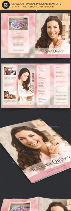 Funeral and Memorial Program Template Program template, Funeral - funeral brochure template Funeral and Memorial Program Template Program template, Funeral - funeral brochure template